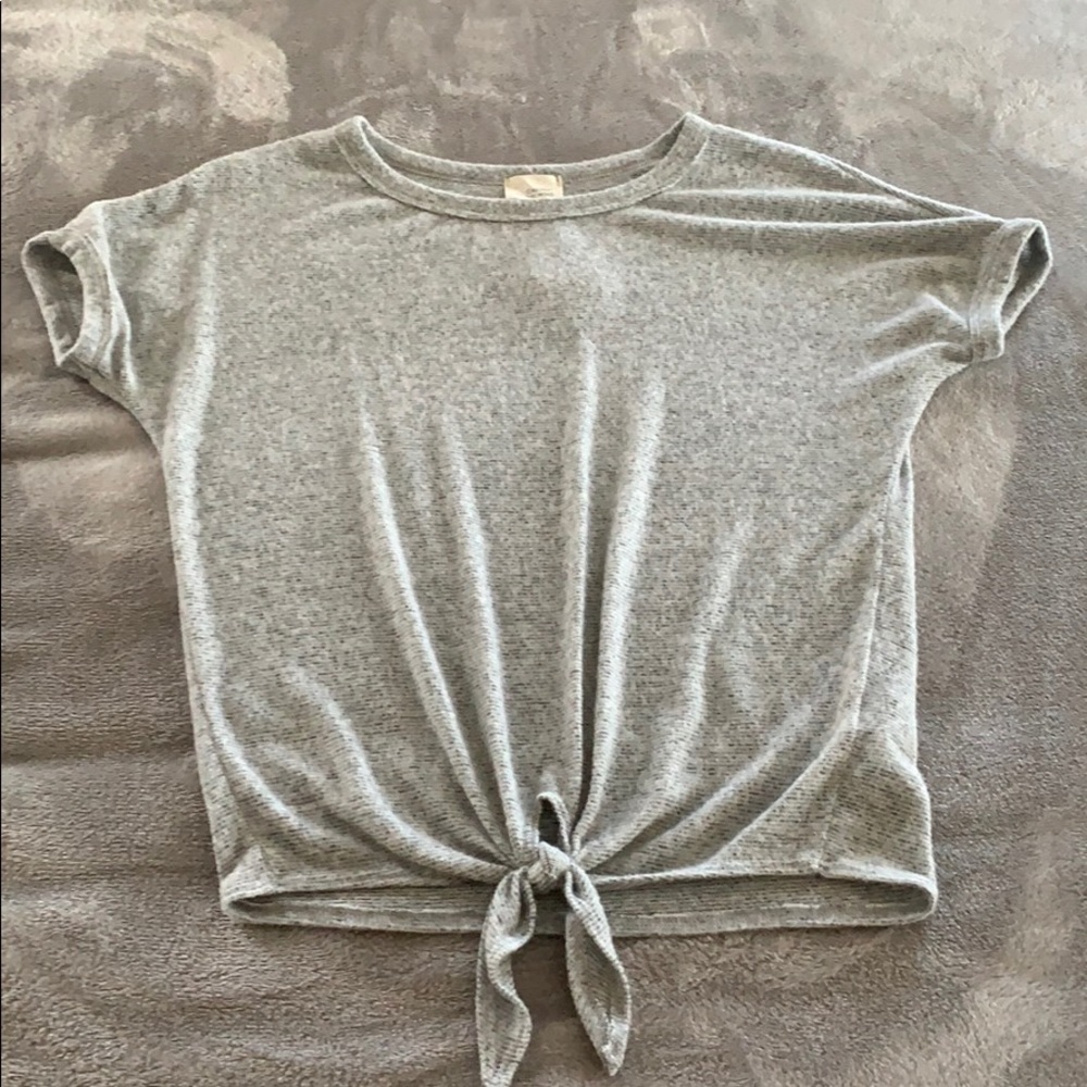 Grey knit T-Shirt